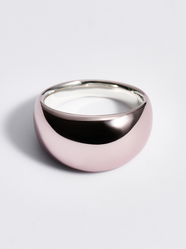 シルバー ボリュームプレーンリング